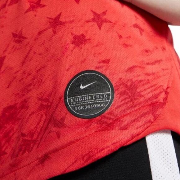 NIKE TEAM USA SOCCER Womens Small Red Jersey Shirt - Picture 7 of 9